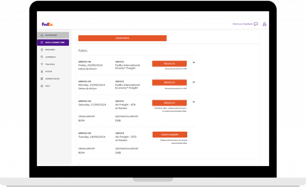 Why when generating a shipping label using the FedEx API, if the label is not appearing in your FedEx panel?