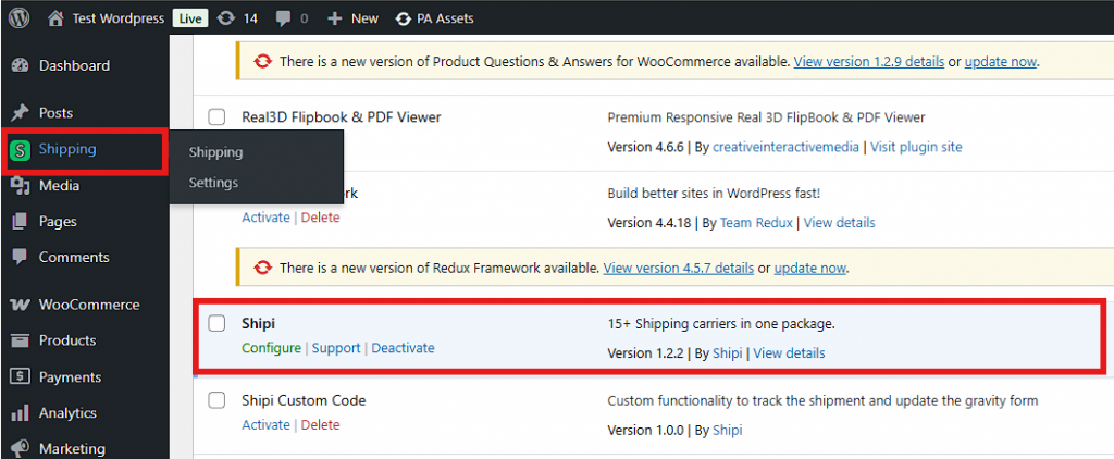 Installation Guide for Shipi – Multi Carrier Plugin for WordPress