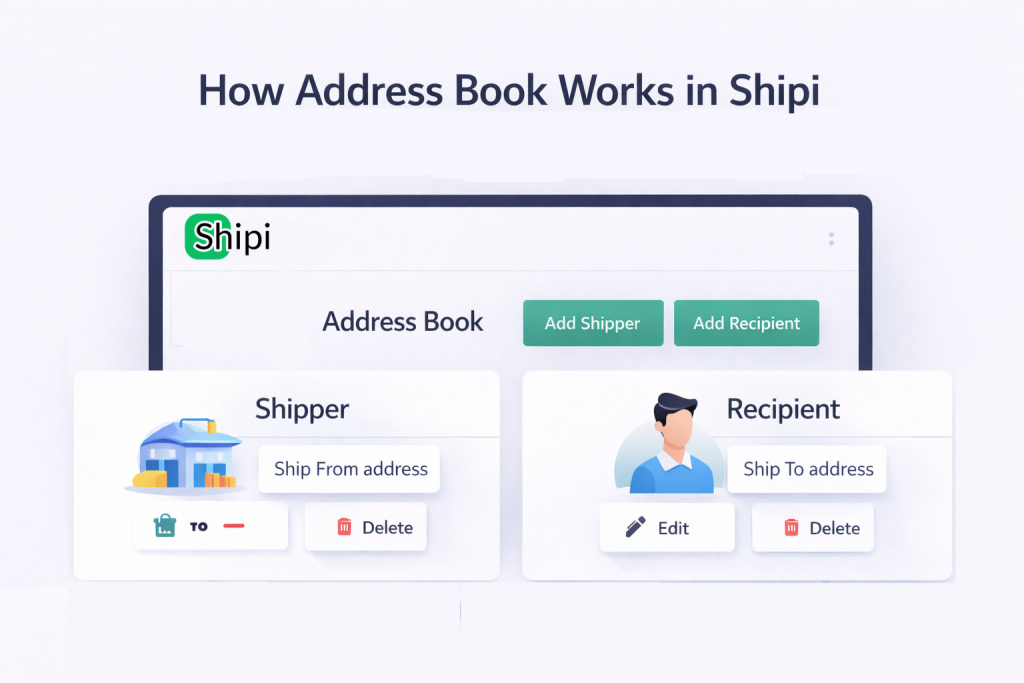 How Address Book works in Shipi
