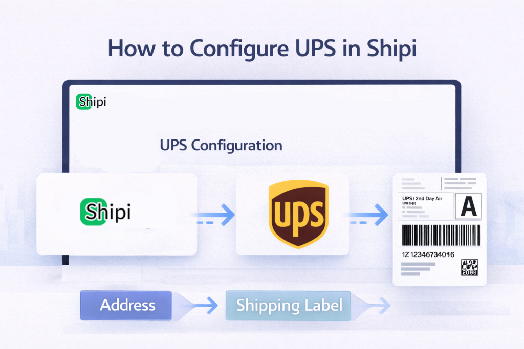 How to Configure UPS in Shipi