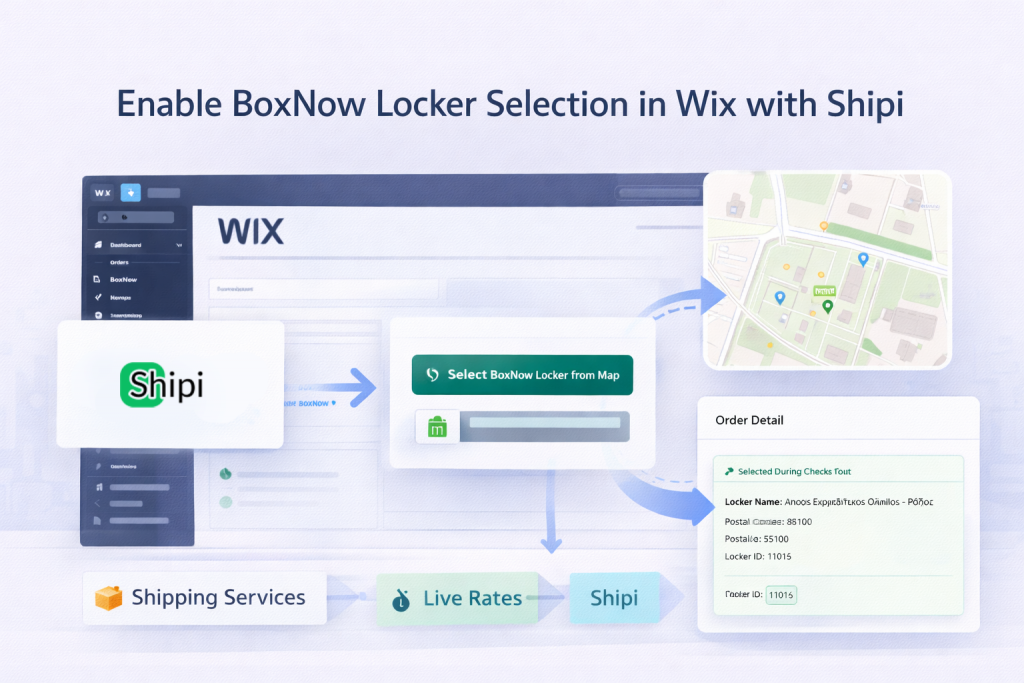 How to Enable BoxNow Locker Selection in Wix (Shipi)